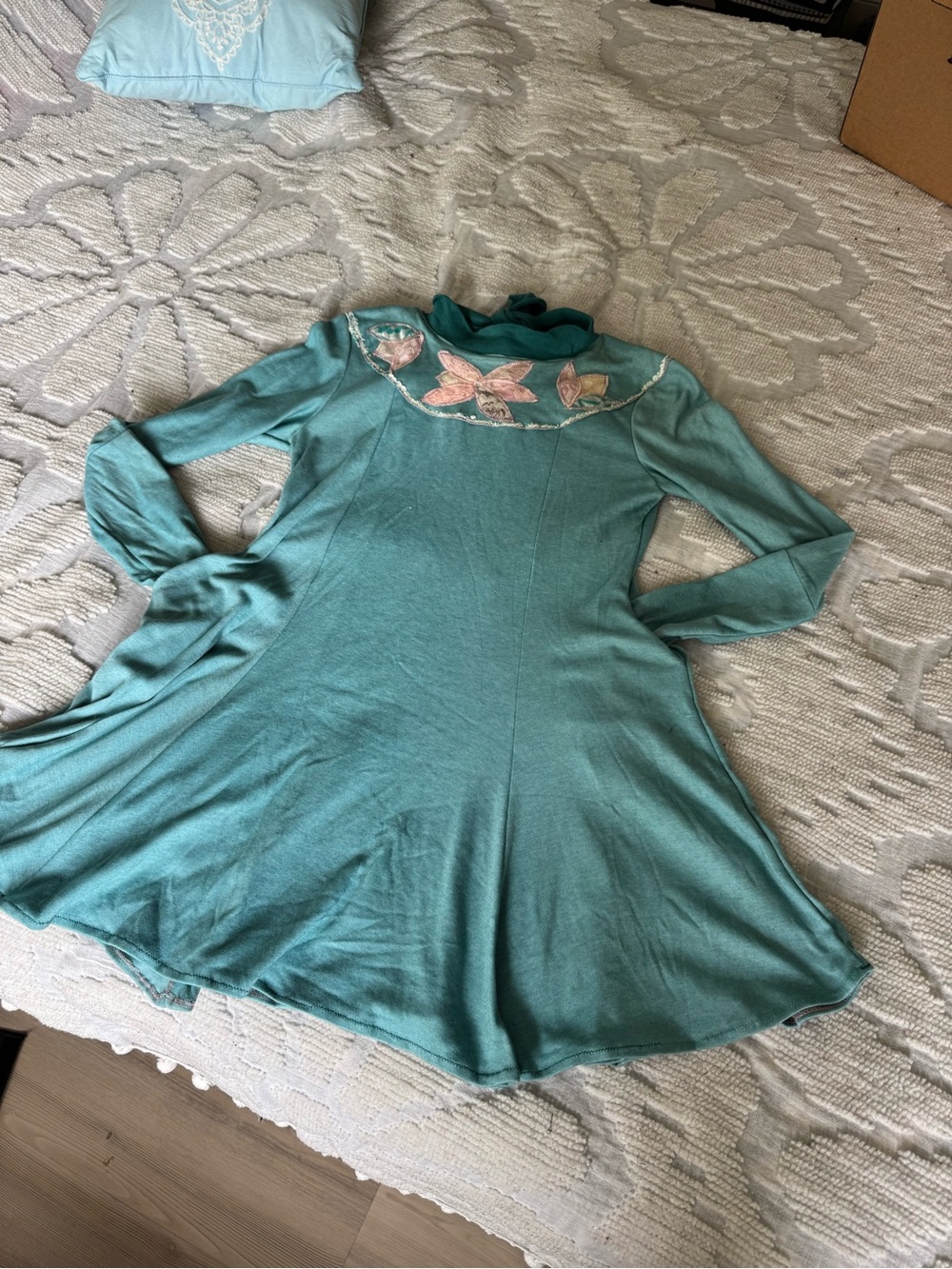 Upcycled reversible swing dress with pockets